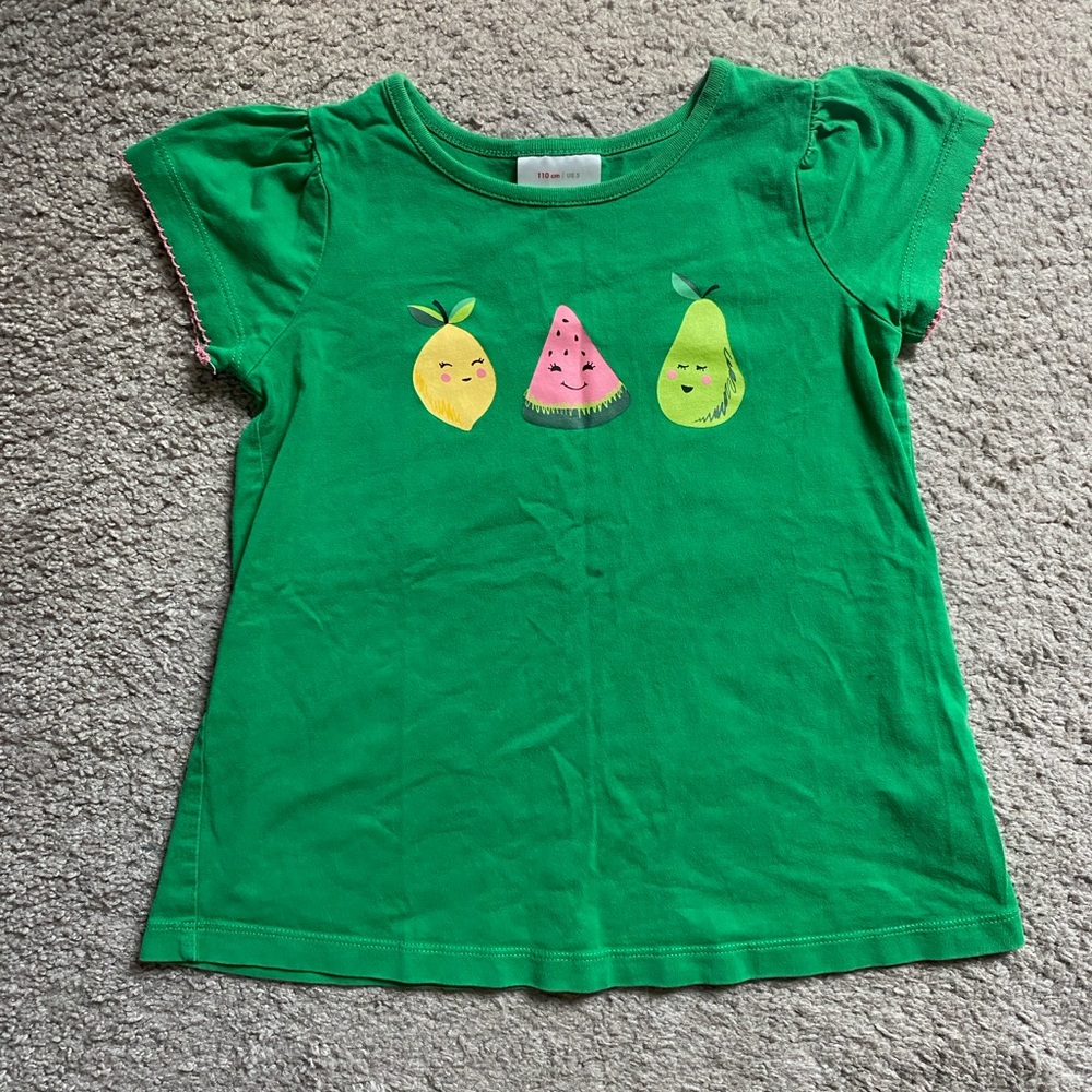 Hanna Andersson girls Fruit shirt